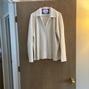 Reformation Cream Knit Sweater